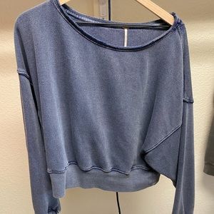 Free People Jojo Pullover navy blue